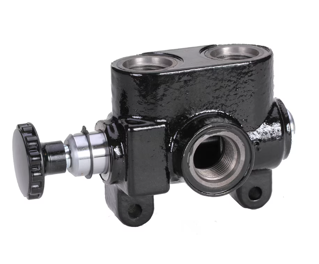 Válvula Selectora marca Parker 20 gpm, 1/2 pulg. NPT, 3000 PSI MAX