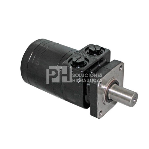 Motor Tipo TB, Montaje 4 Tornillos , Puertos 1/2" NPT, Flecha 1" Liso con cuña, Presión 2100 PSI Max. C/Pintura