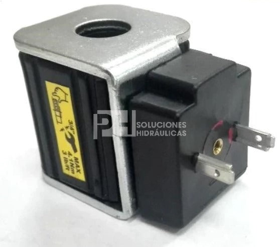 Bobina Parker super coil, D.I. 1/2 pulg., conector DIN, 19W