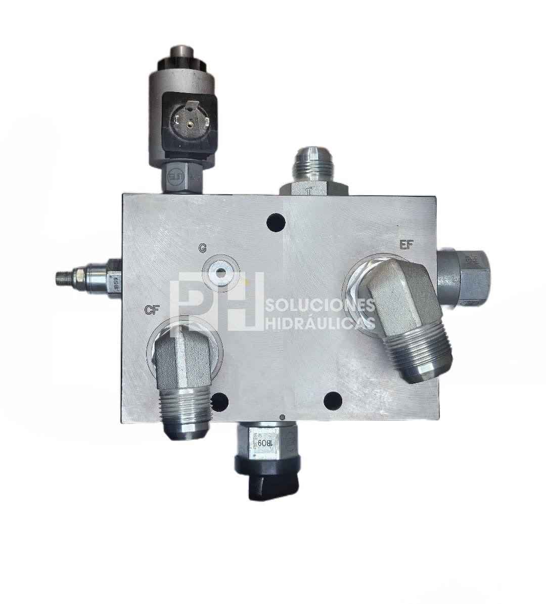 Valvula Sun Hydraulics V65 para martillo hidraulico para retroexcavadora 65gpm max, 12 volts, 3500psi max